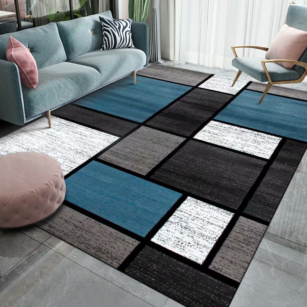 Grand tapis moderne 300 x 200 cm à motif géométrique