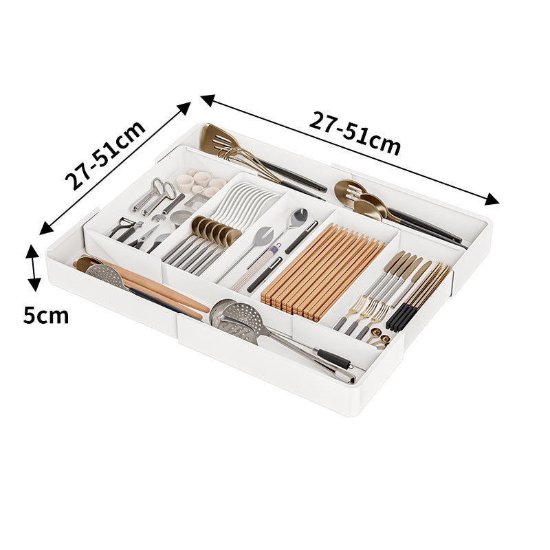 Organiseur de tiroir extensible en plastique