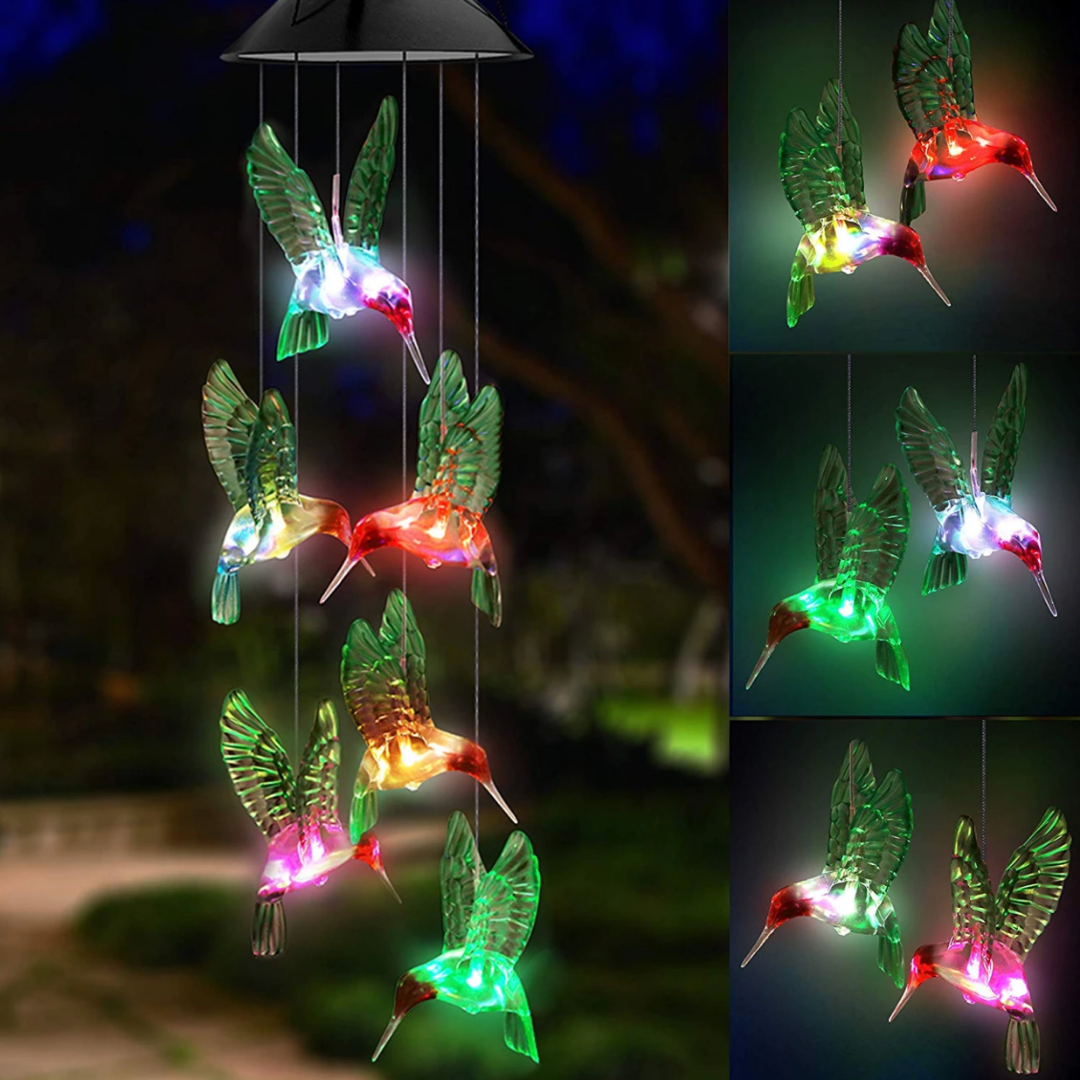 EnchantedGlow - Lampe Solaire LED Colibri