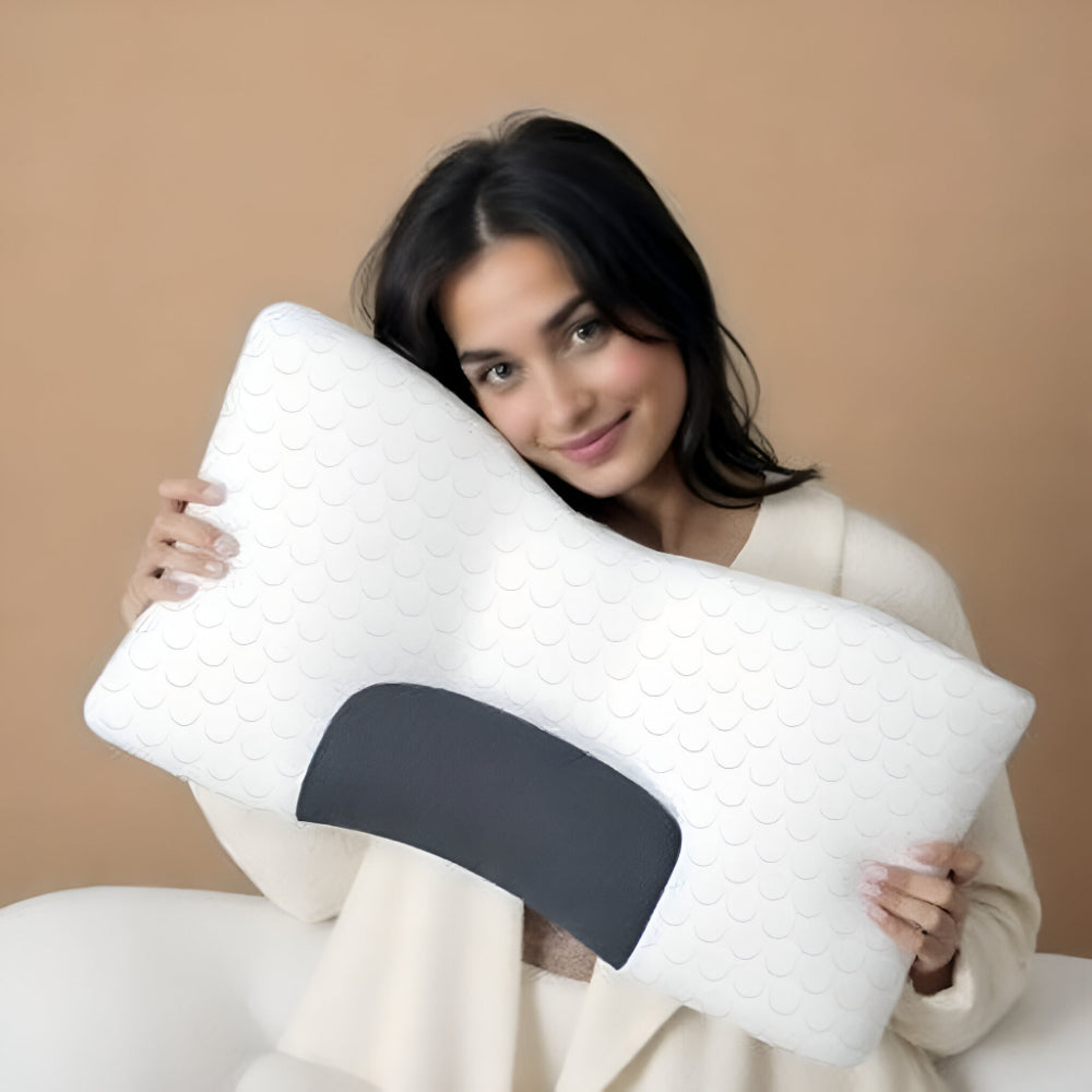 Oreiller Ergonomique : Élégance Naturelle en Lumière – Design Confort Optimal 1