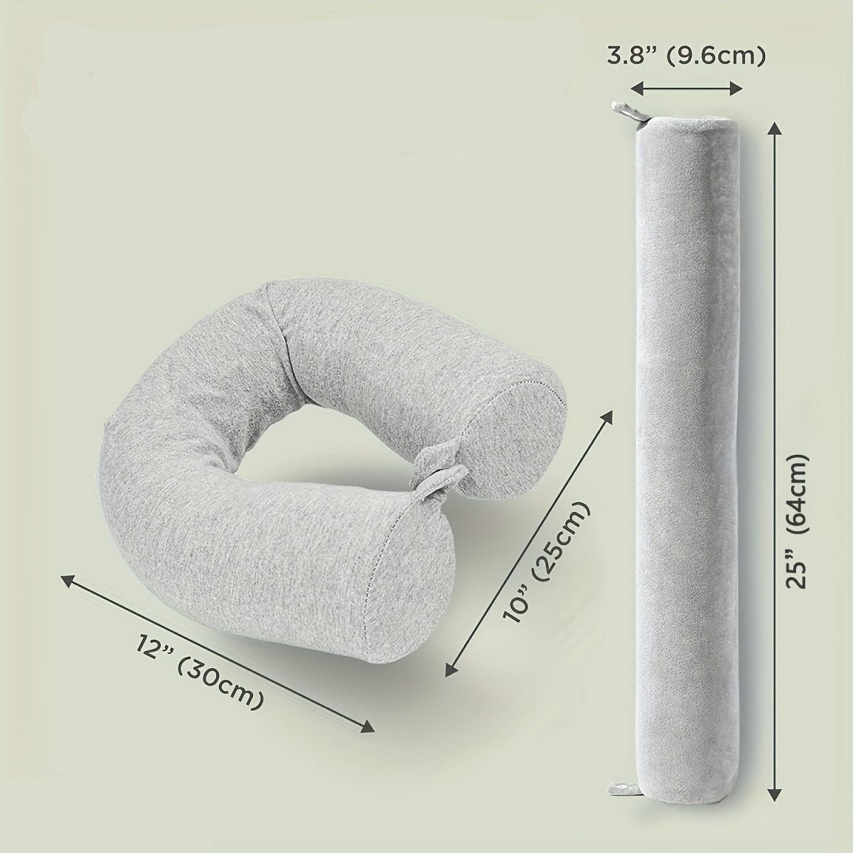 Oreiller de Voyage Ergonomique en Mousse à Mémoire | Confort Supérieur pour un Voyage Relaxant 5