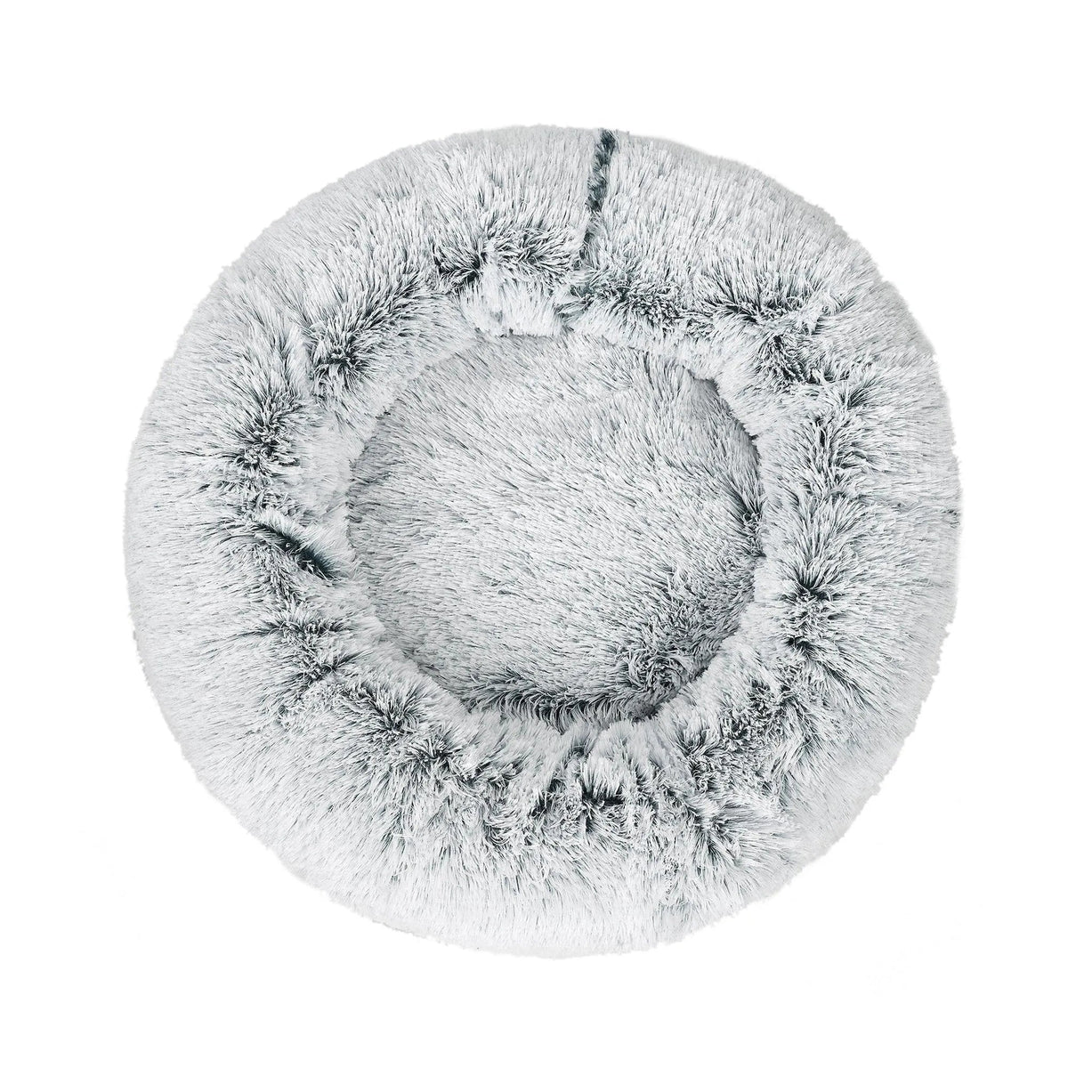 Panier rond moelleux pour chien, housse amovible