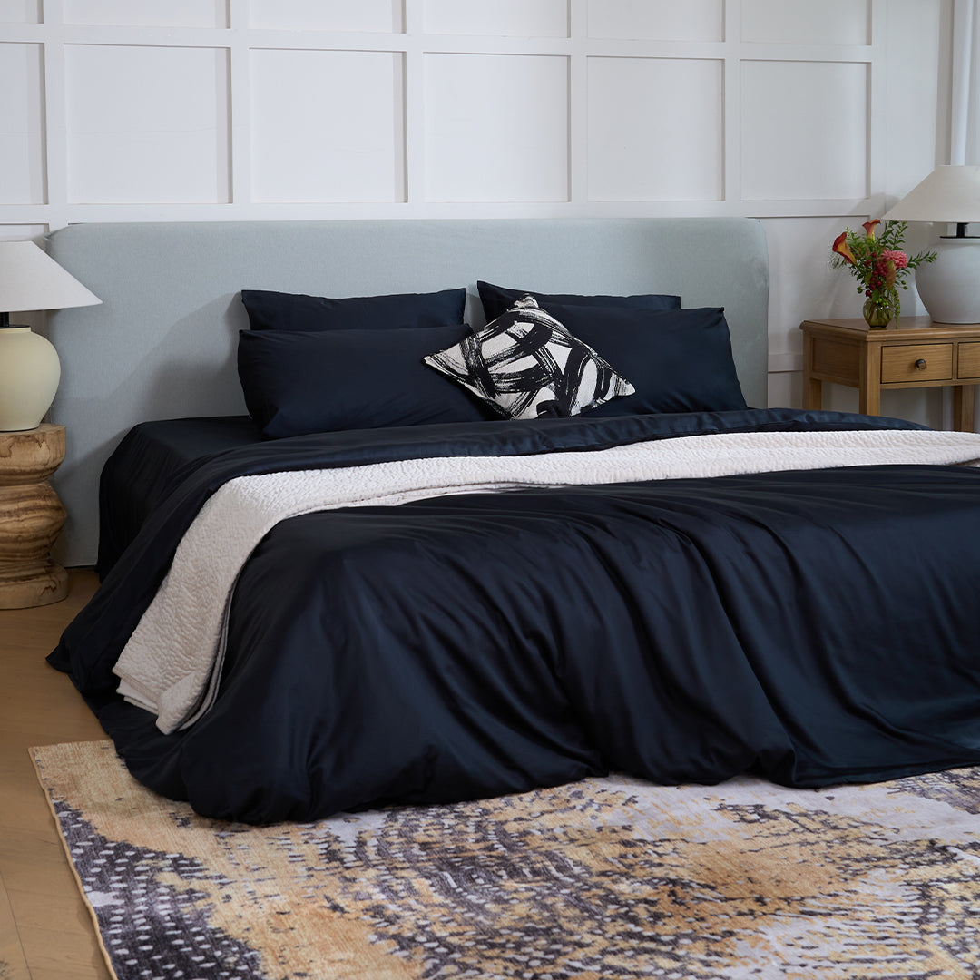 Housse de Couette Viscose Bambou - Fraîche et Anti-Poils