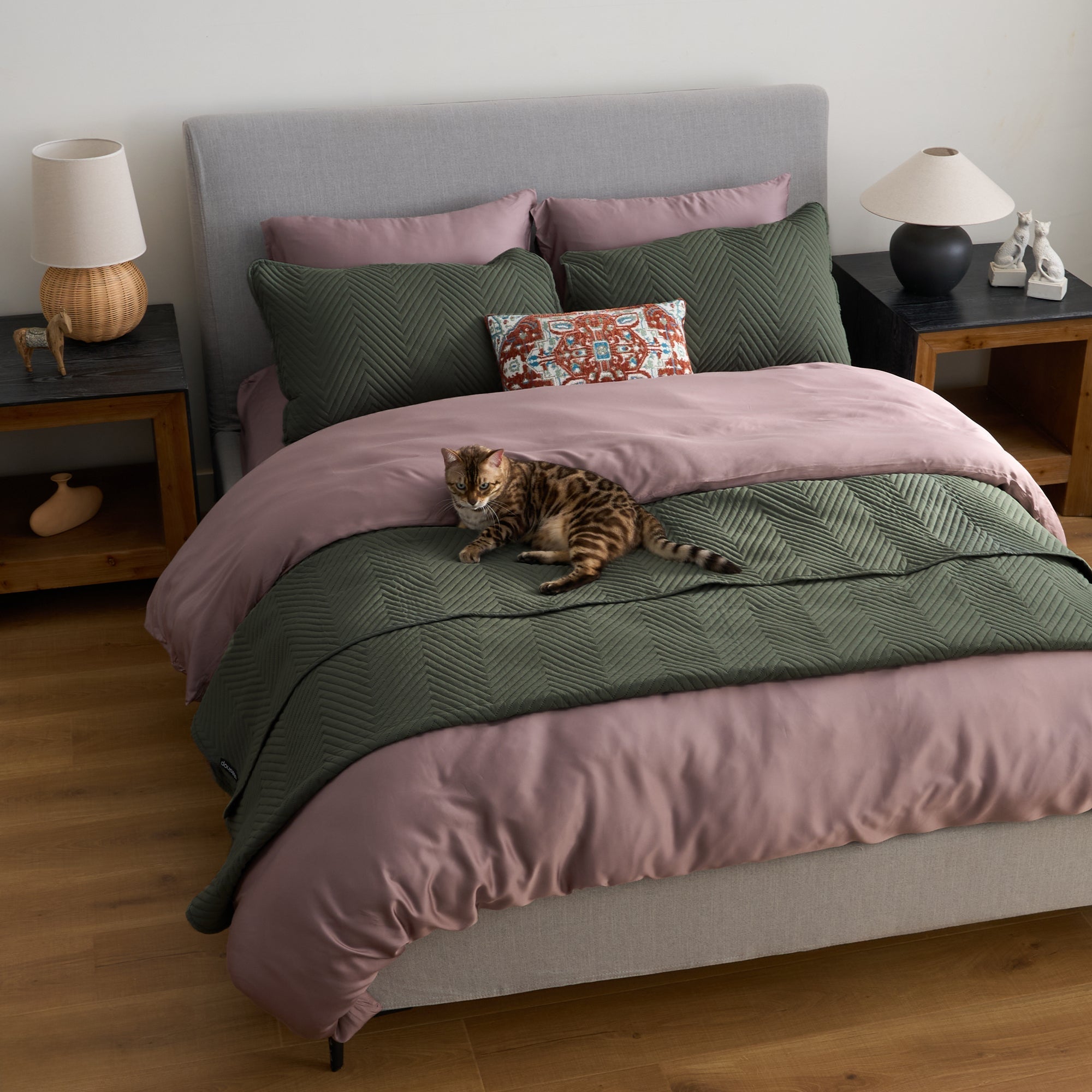 Housse de Couette Viscose Bambou - Fraîche et Anti-Poils