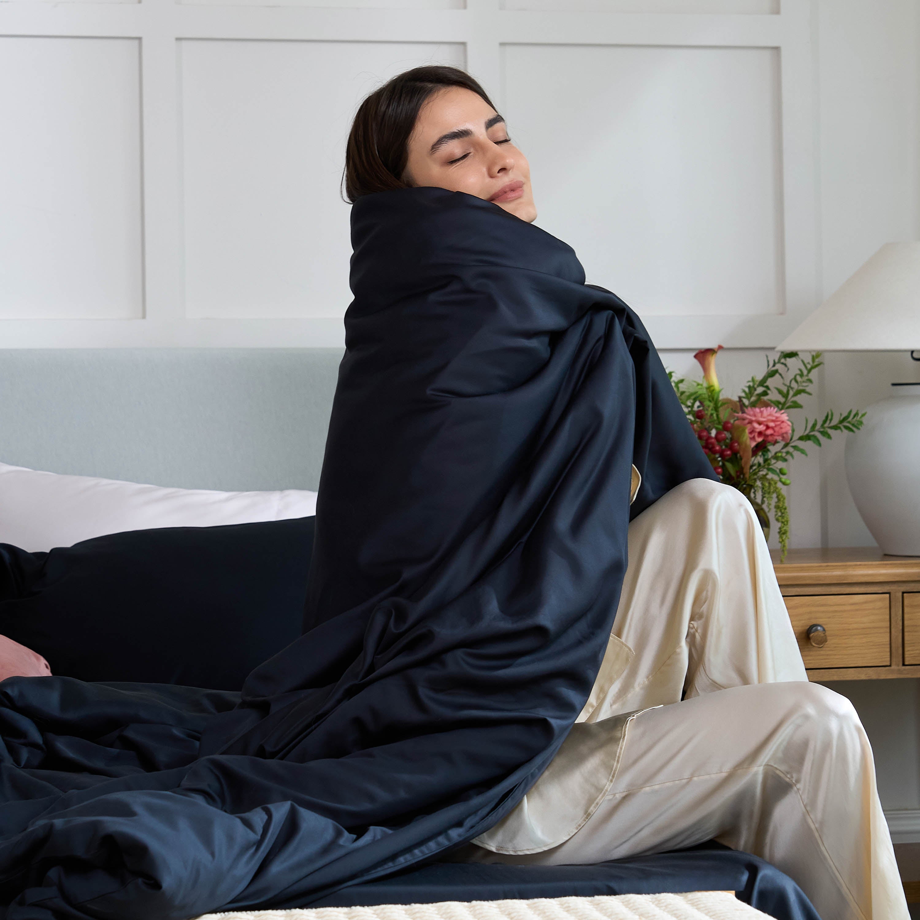 Housse de Couette Viscose Bambou - Fraîche et Anti-Poils