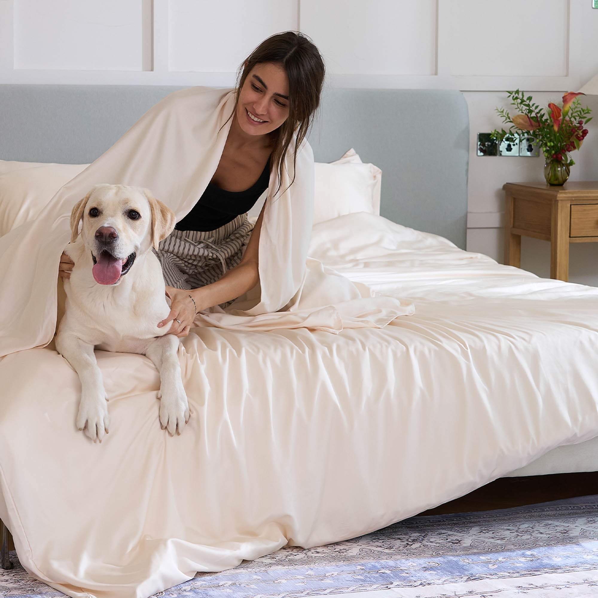 Housse de Couette Viscose Bambou - Fraîche et Anti-Poils