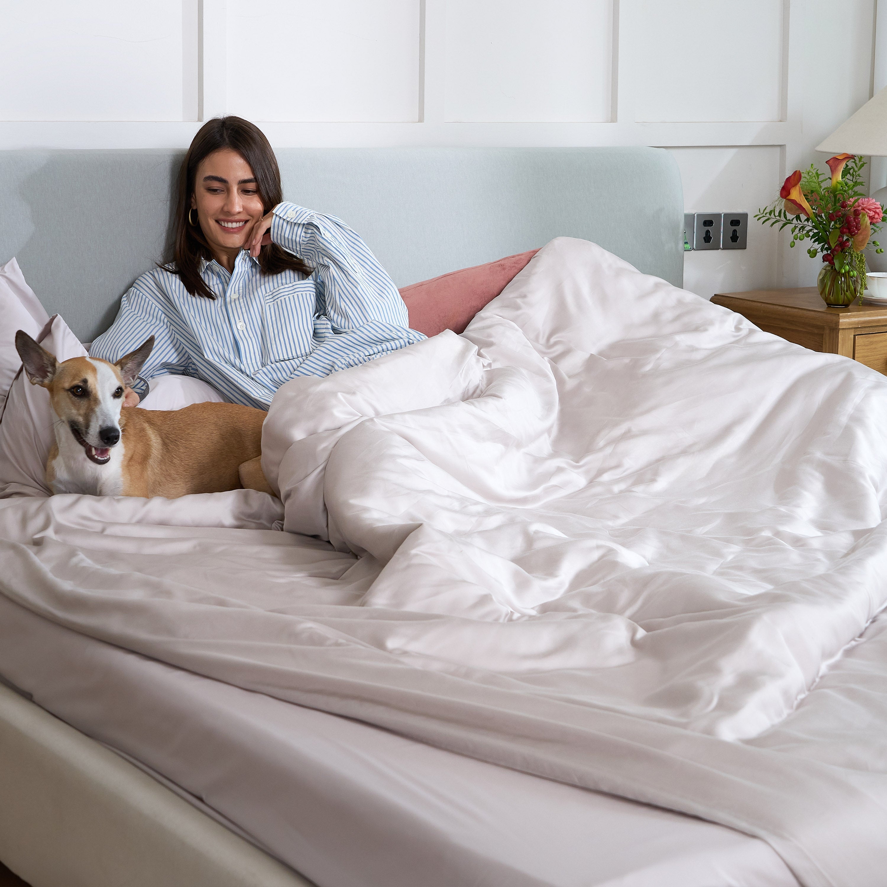 Housse de Couette Viscose Bambou - Fraîche et Anti-Poils