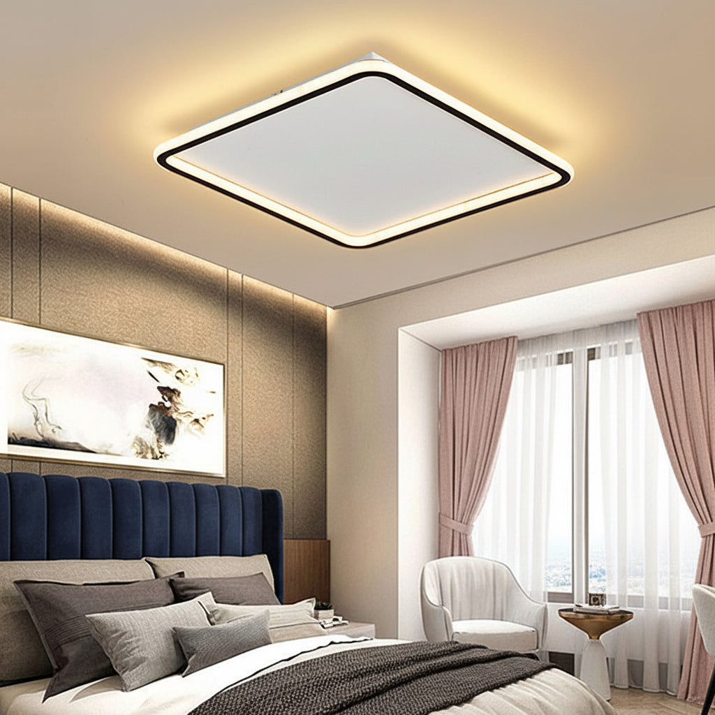 Plafonnier Design Élégant Noir 0