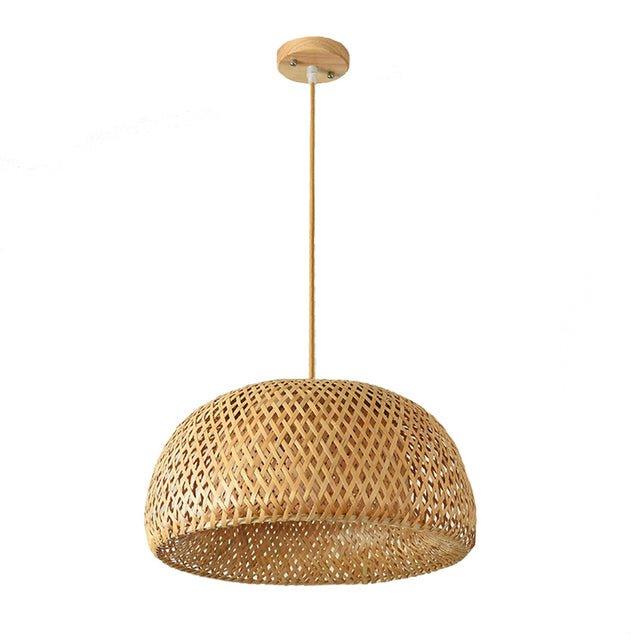 Plafonnier Élégant en Bambou – Artisanat Naturel et Chic 2