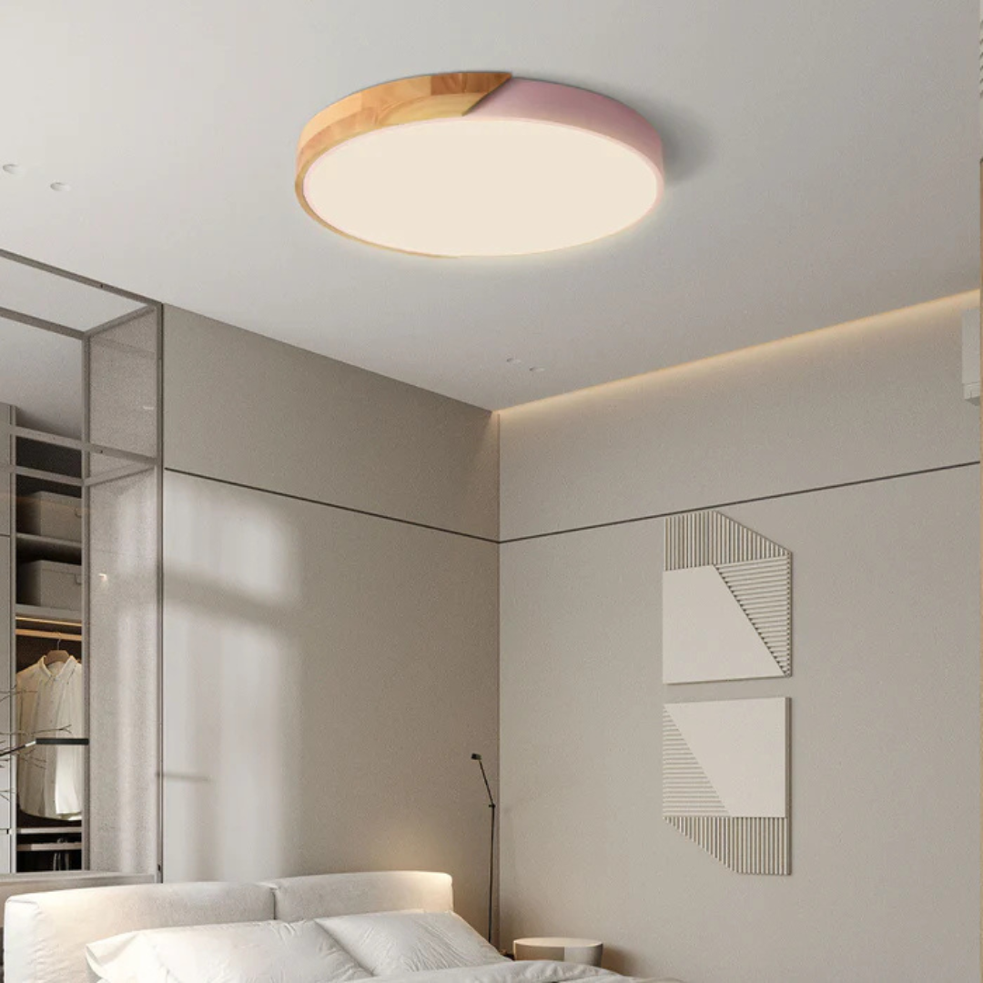 Plafonnier LED Design en Bois Naturel | Luminaire Scandinave Élégant pour une Ambiance Apaisante 6