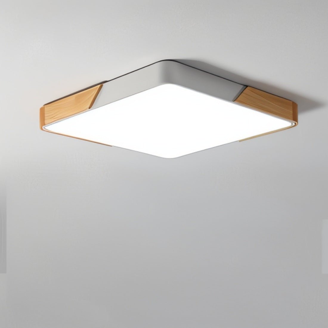 Plafonnier LED : Élégance Naturelle en Lumière – Design Chic en Bois 7
