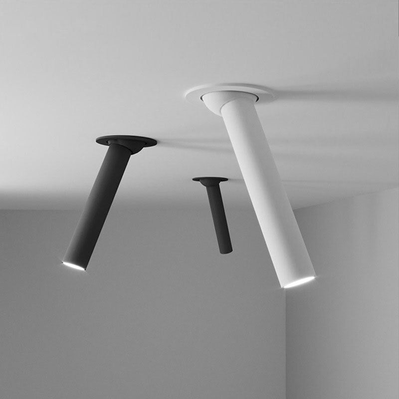 Plafonnier LED : Élégance Naturelle en Lumière – Design Cylindrique 1