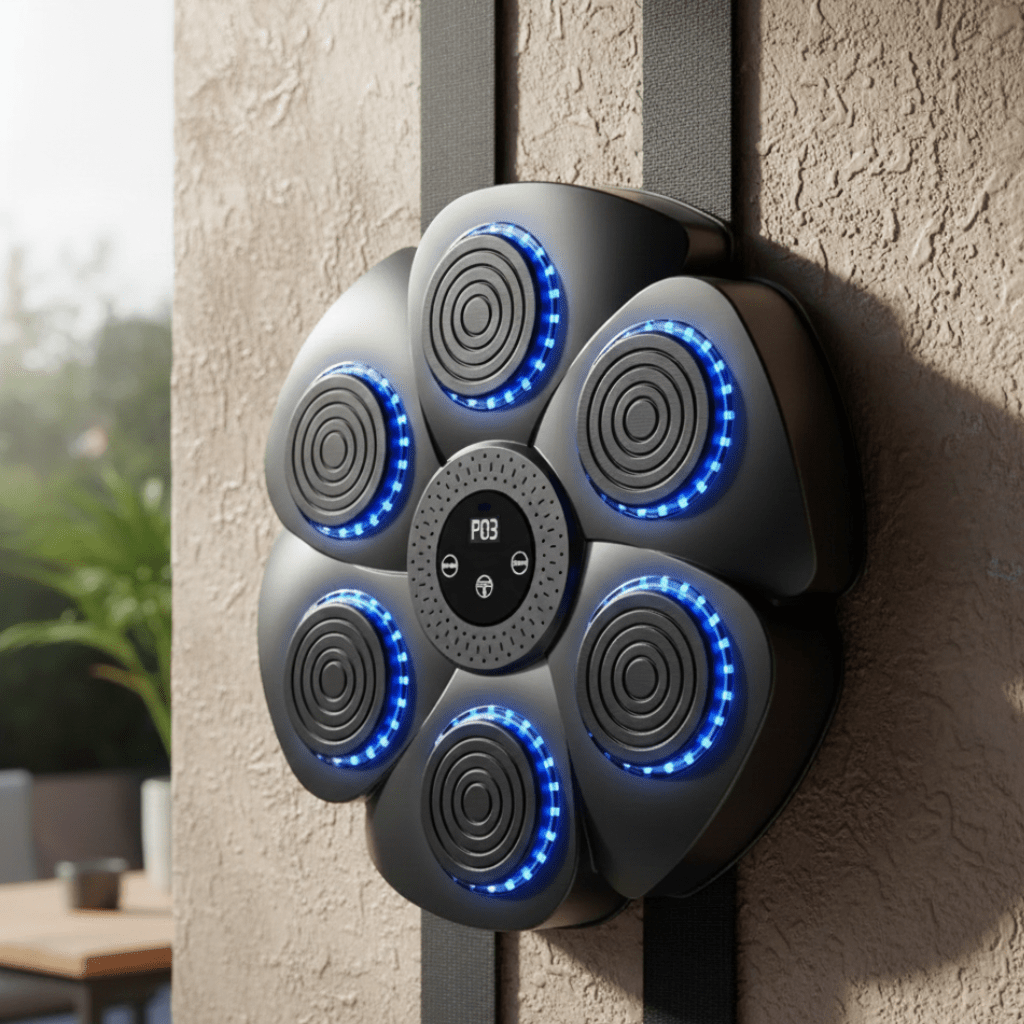 Nailsmart Machine de Boxe Connectée avec Musique Bluetooth
