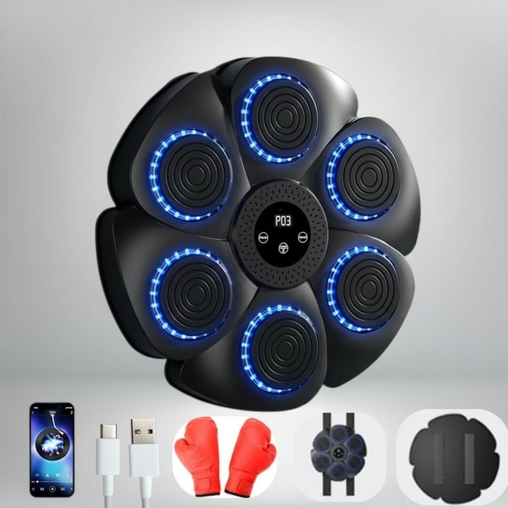 Nailsmart Machine de Boxe Connectée avec Musique Bluetooth