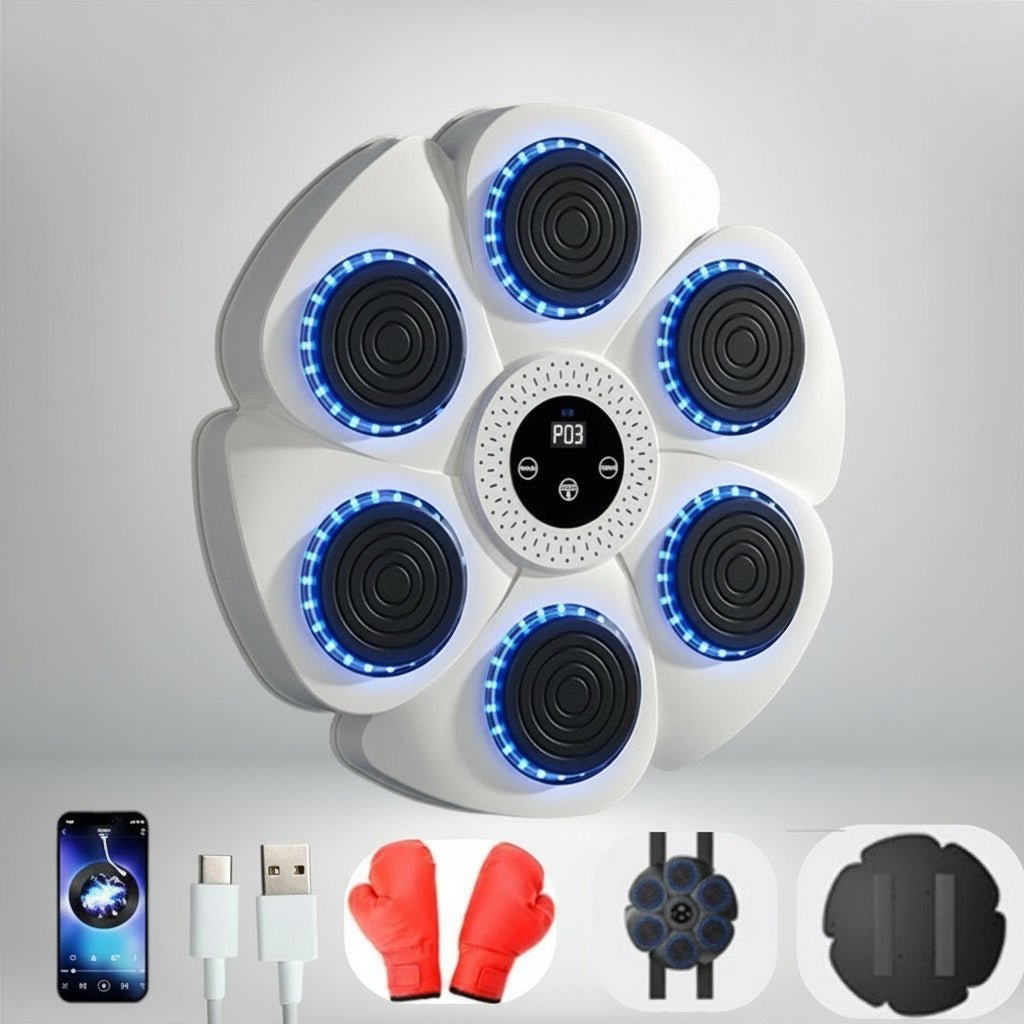 Nailsmart Machine de Boxe Connectée avec Musique Bluetooth