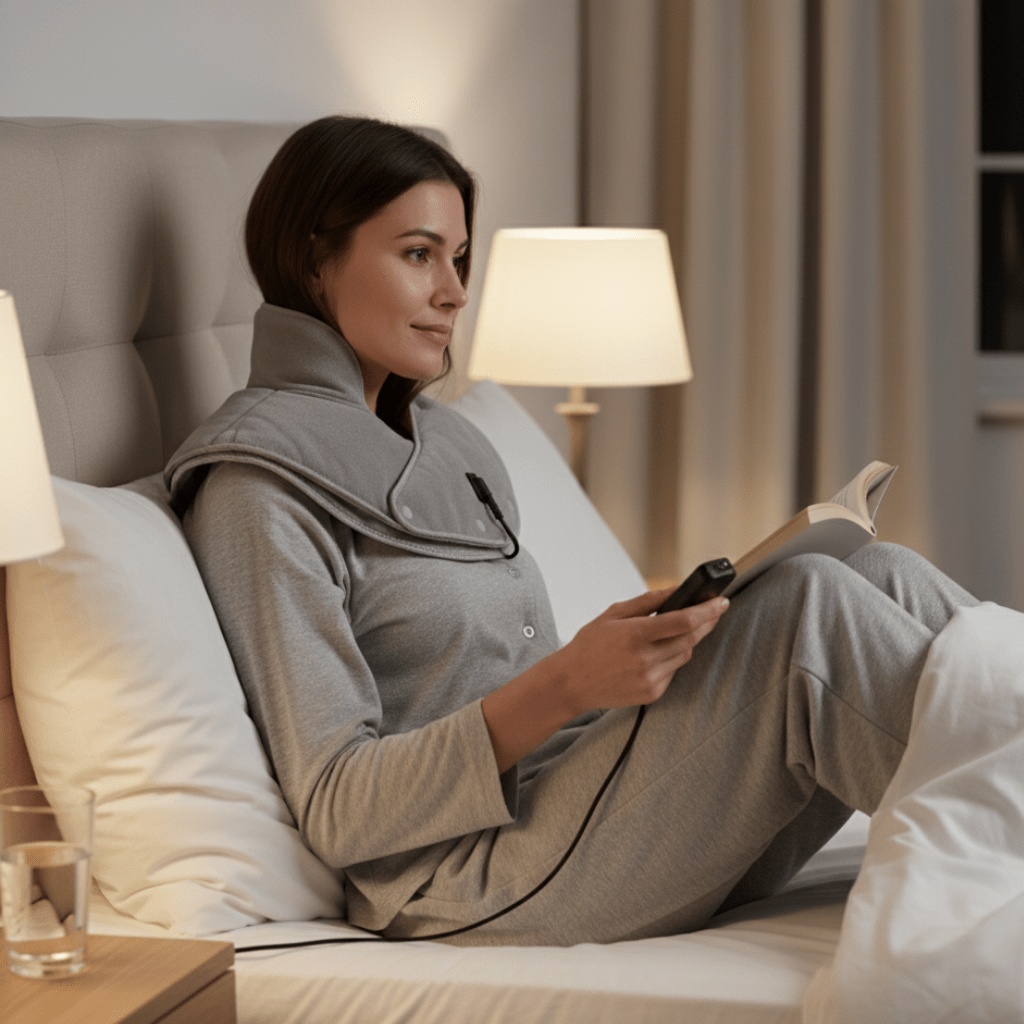 Easewalk Masseur Cervical USB Chaleur et Vibrations