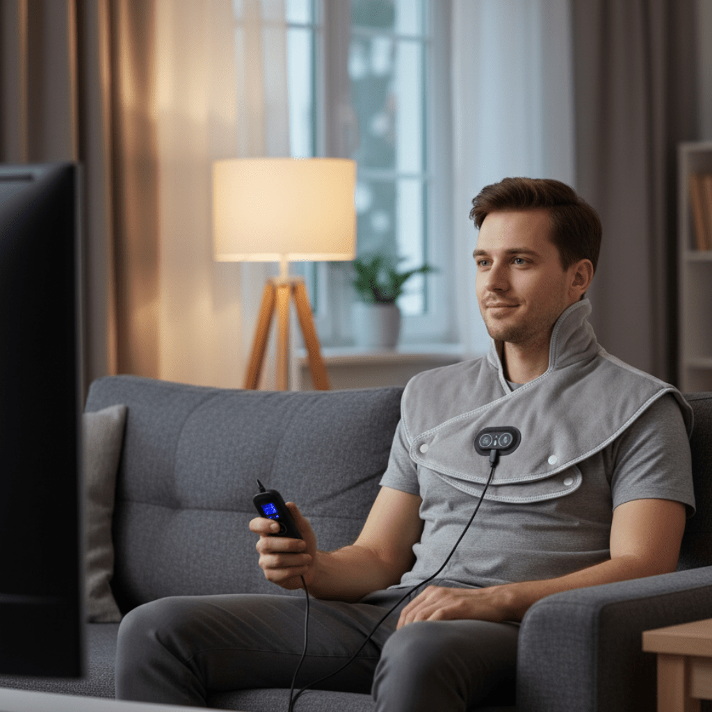 Easewalk Masseur Cervical USB Chaleur et Vibrations