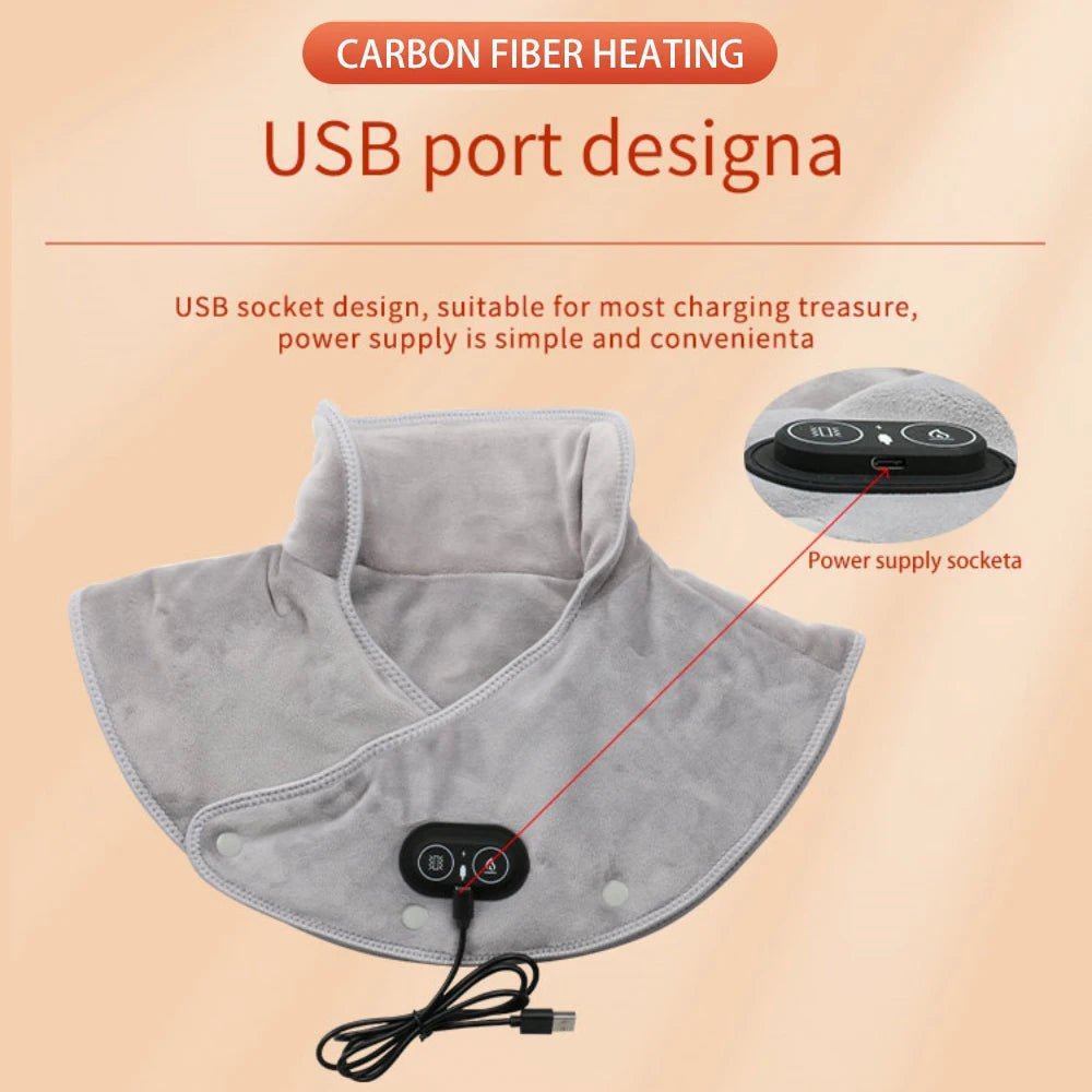 Easewalk Masseur Cervical USB Chaleur et Vibrations