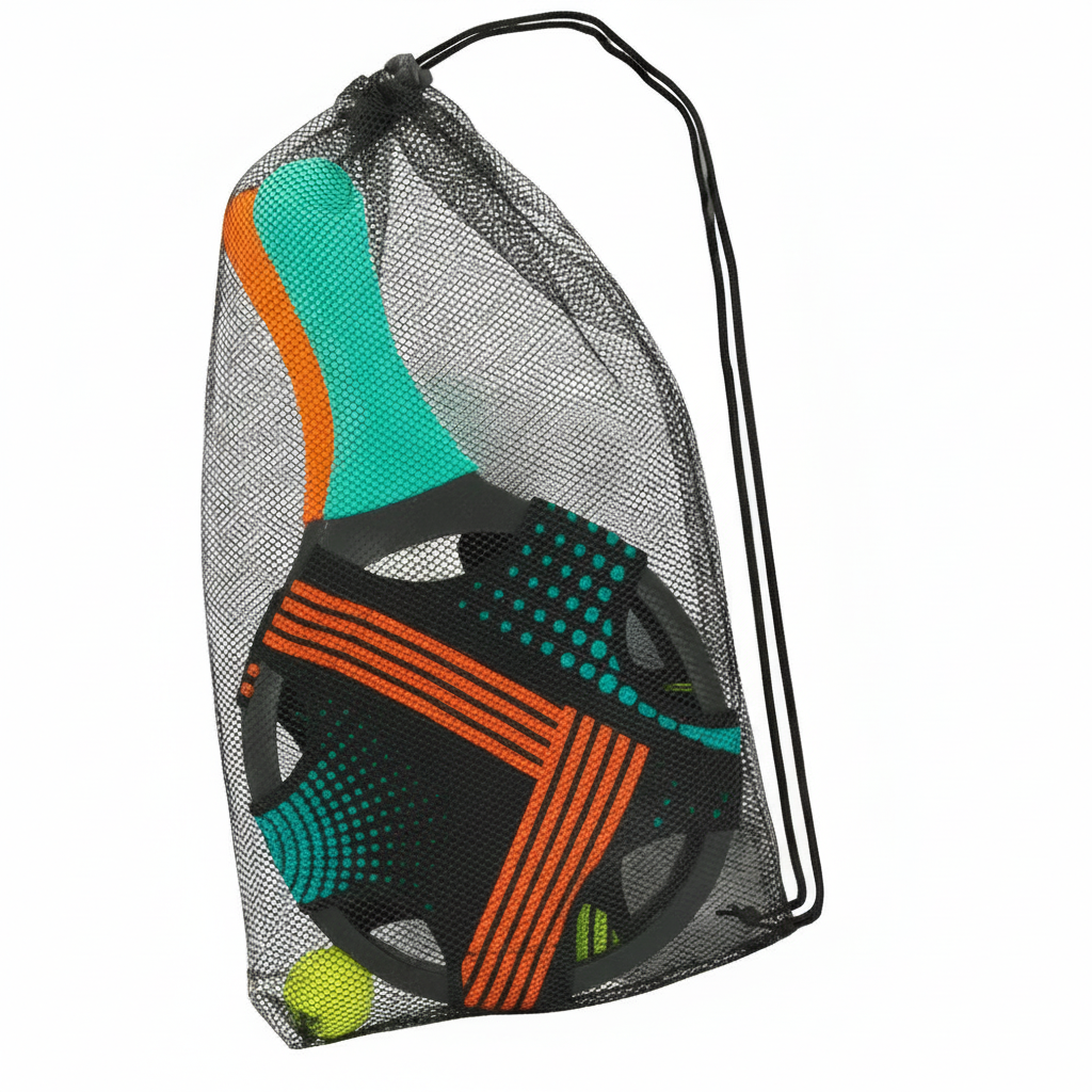 Raquette de Plage en Plastique avec Design Ergonomique | Accessoire Élégant pour Moments de Détente en Famille