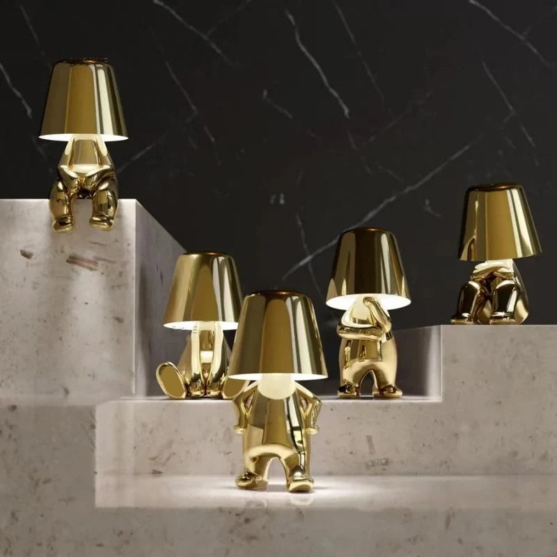 Lampe figurine décorative sans fil, tactile