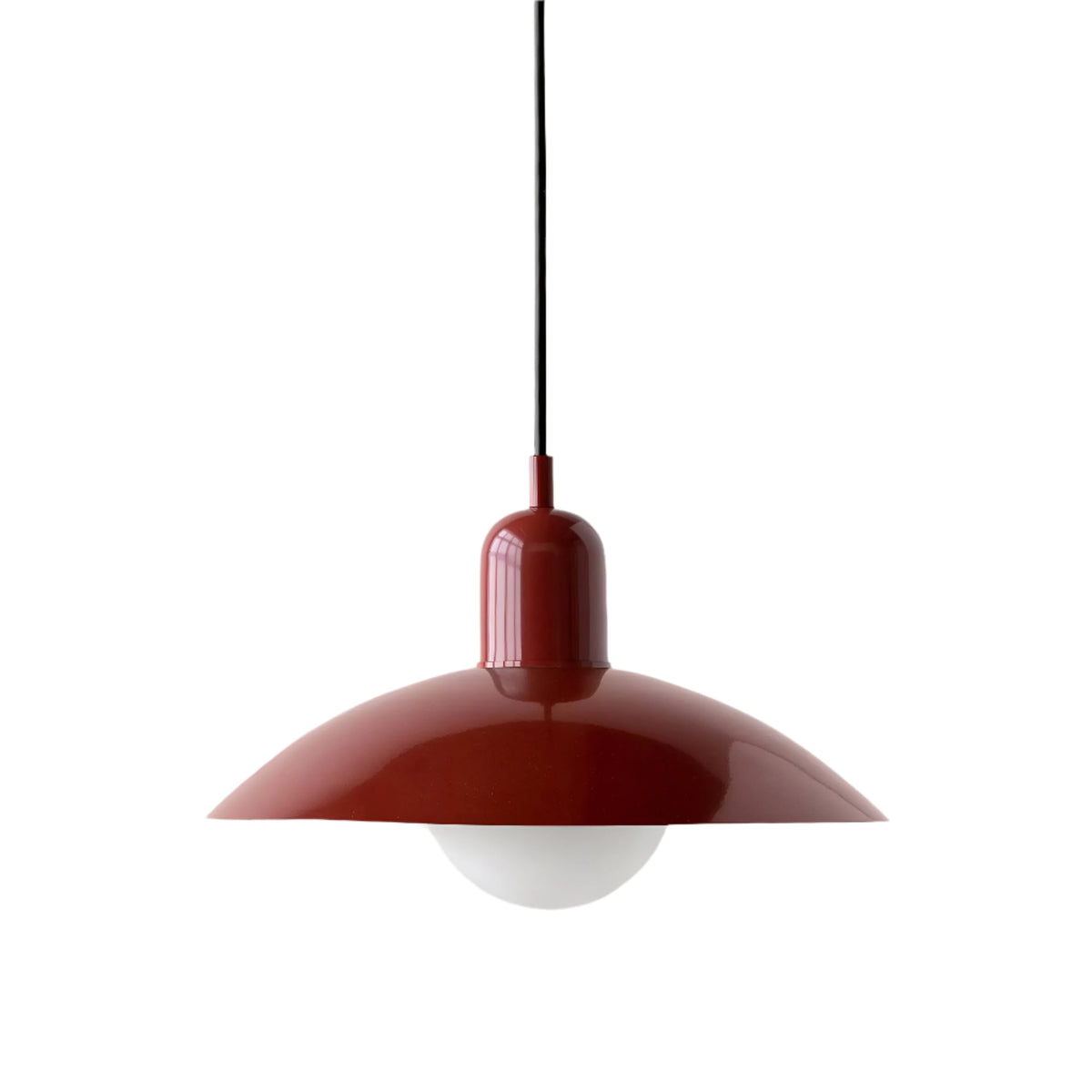 Suspension Bauhaus en fer, coloris macaron