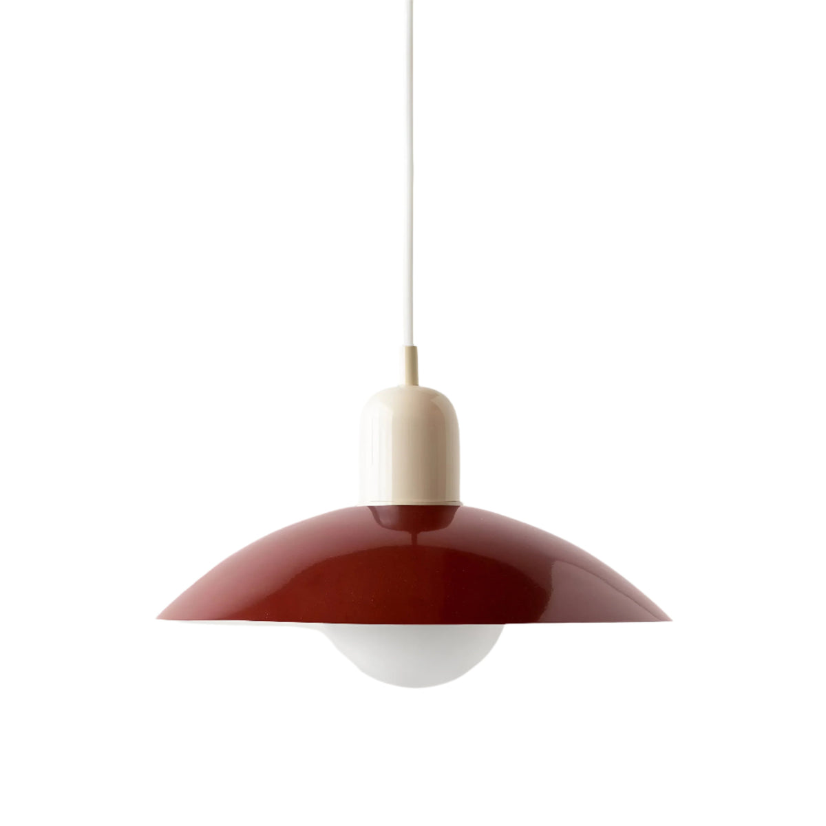 Suspension Bauhaus en fer, coloris macaron