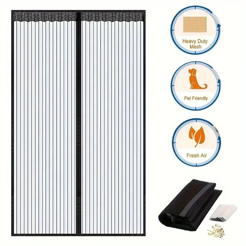 Rideau Anti Moustiques en Polyester | Design Élégant et Minimaliste pour un Intérieur Sain 3