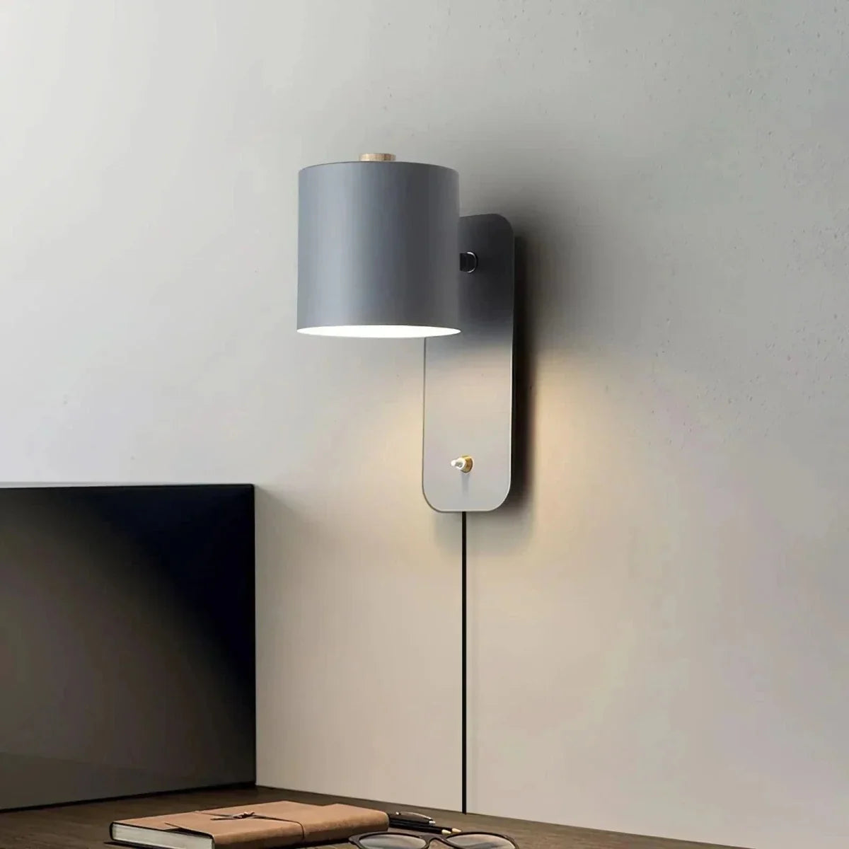 Minimalist Hardwired Wall Light