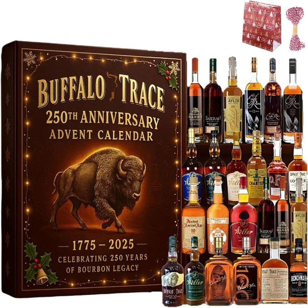 Advent Calendar with 24 Acrylic Mini Bottles