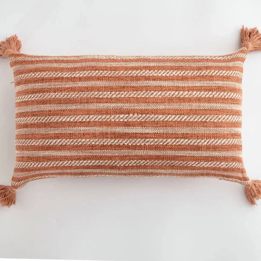 Elegance Loft - Housse de Coussin à Franges