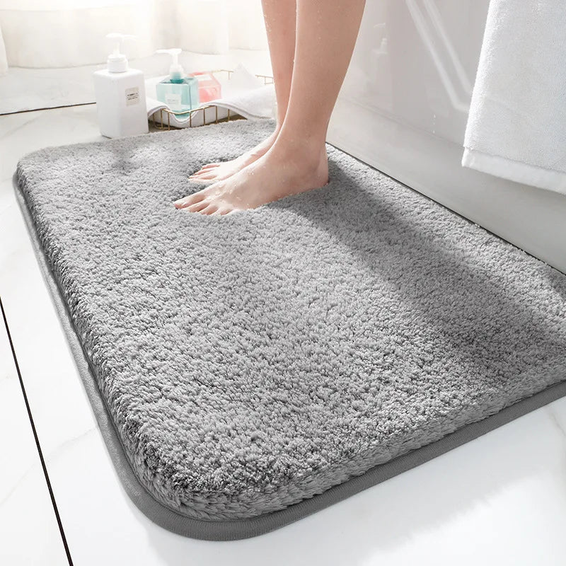Tapis de bain extra épais en microfibre