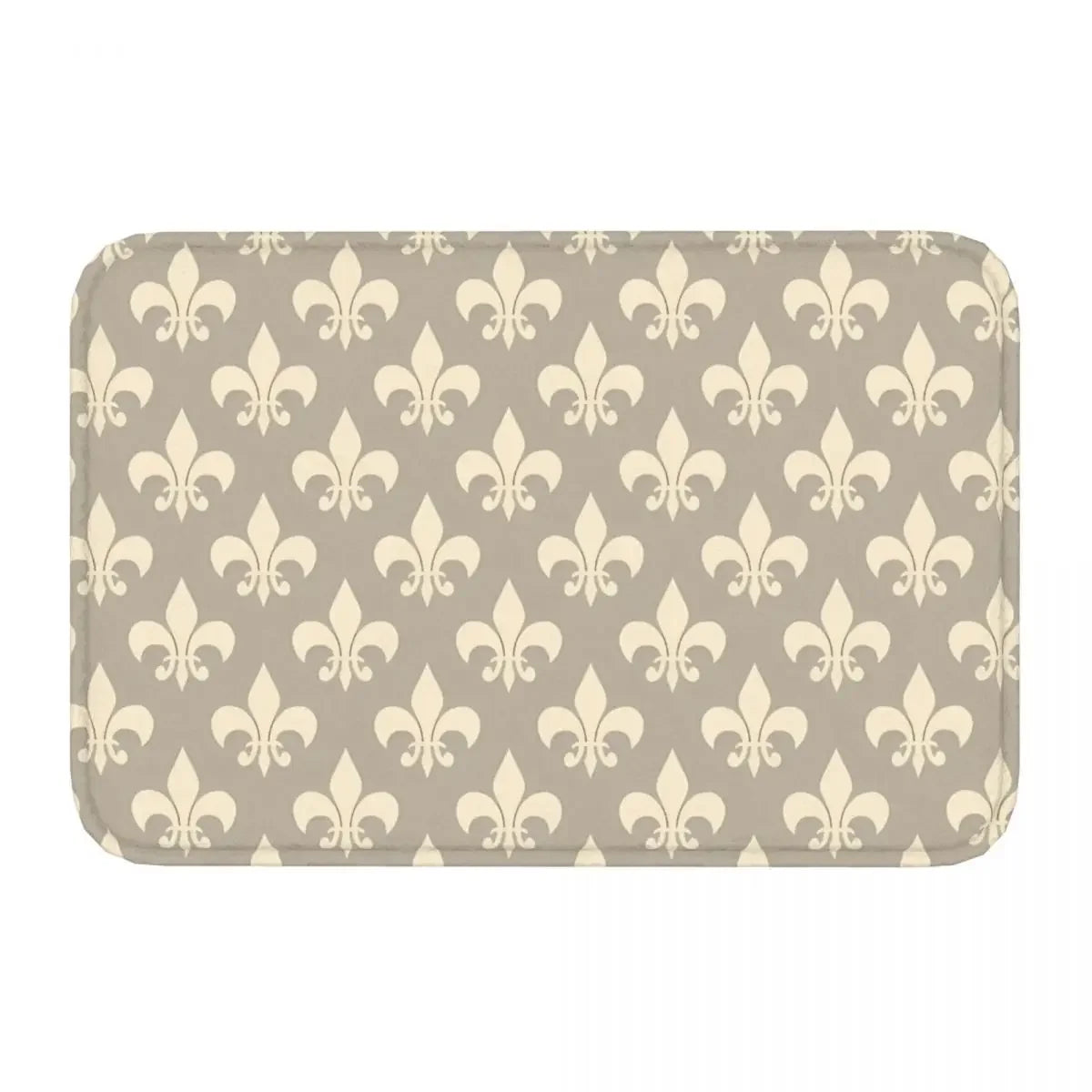FloraWeave - Tapis Blanc à Motif Floral