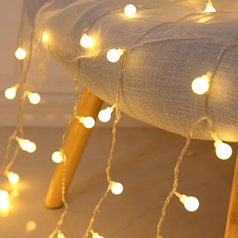 Xmass Glow - Guirlande LED Blanc Chaud, 3 Mètres