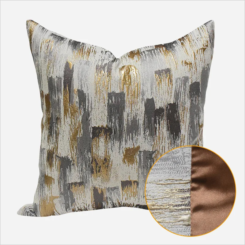 LuminaRest - Housse de Coussin Motif Abstrait