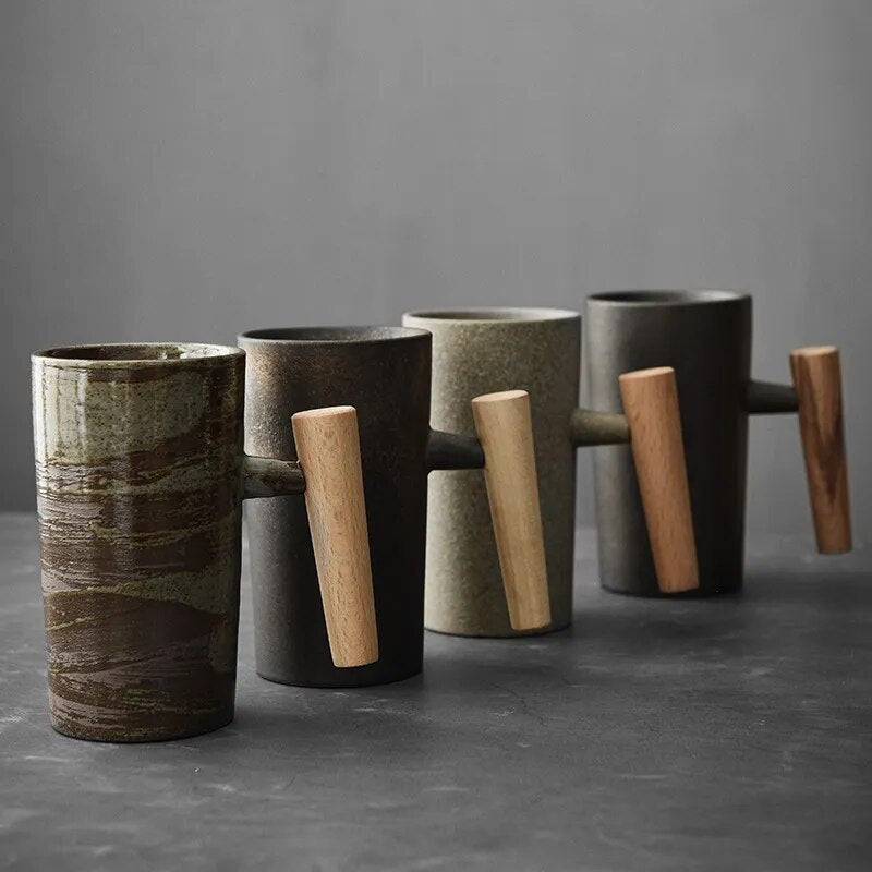NatureSip - Mugs à Latte en Céramique Scandinave