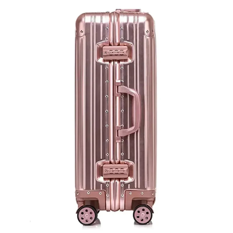 Valise rigide en alliage aluminium-magnésium, TSA