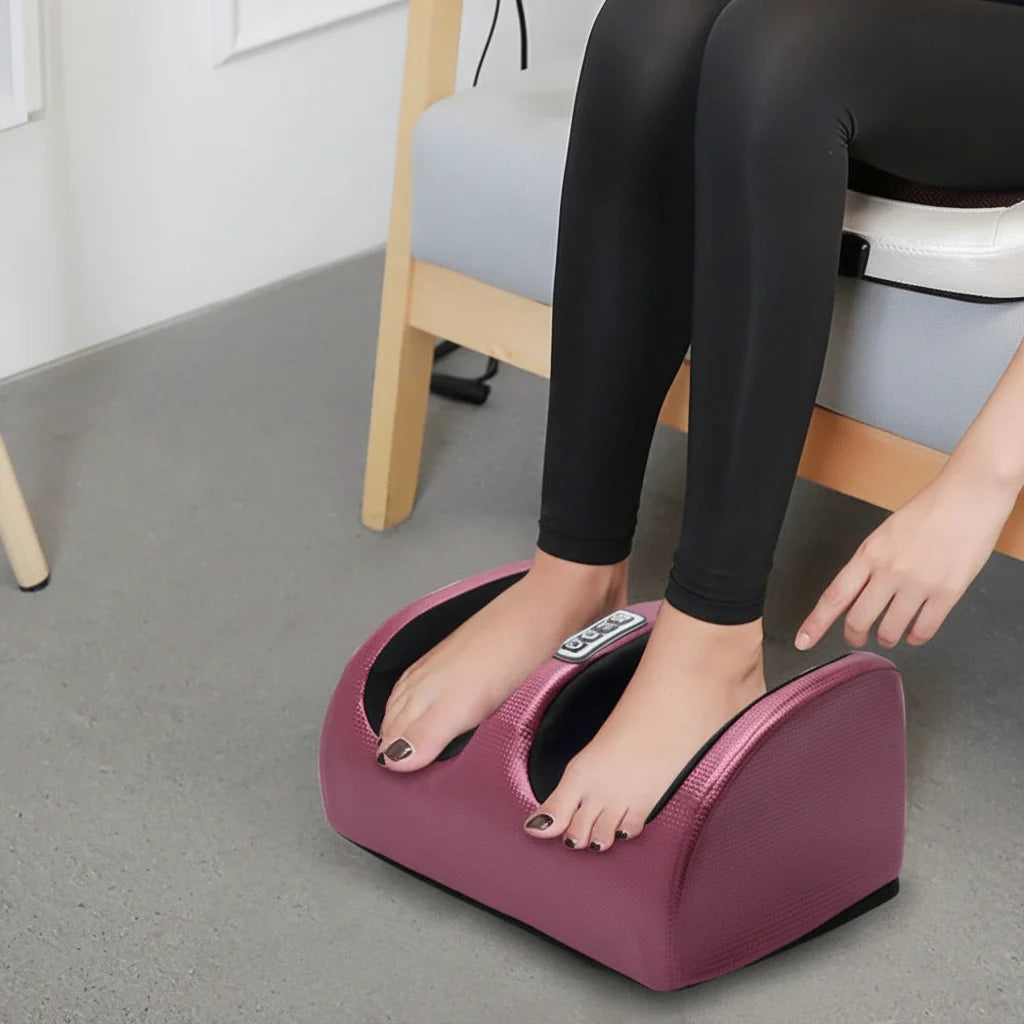 Soothestep - Luxury Shiatsu foot massager with heat function | 12 3D massage balls & timer