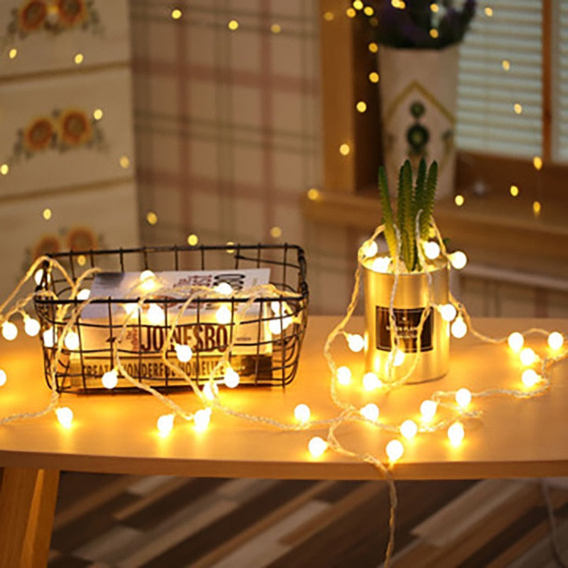 Xmass Glow - Guirlande LED Blanc Chaud, 3 Mètres