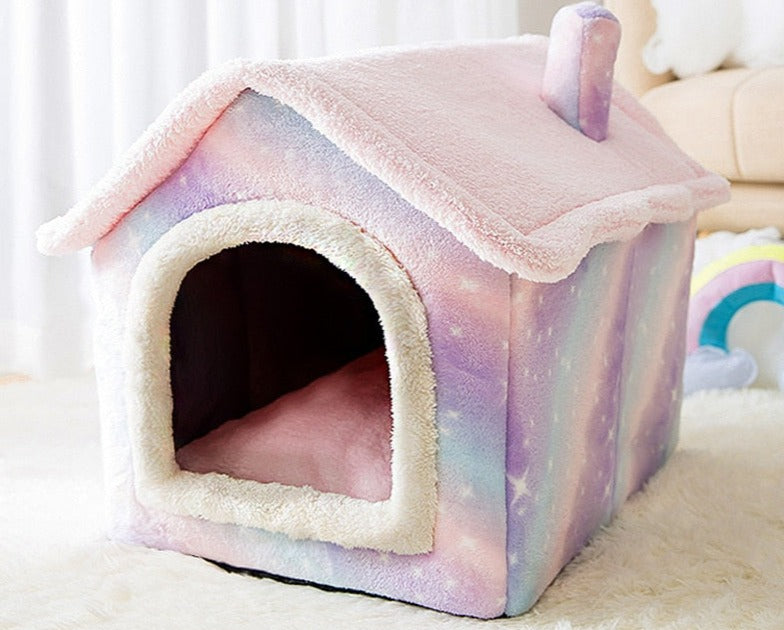 FluffyHaven - Maisonnette Douillette pour Animaux