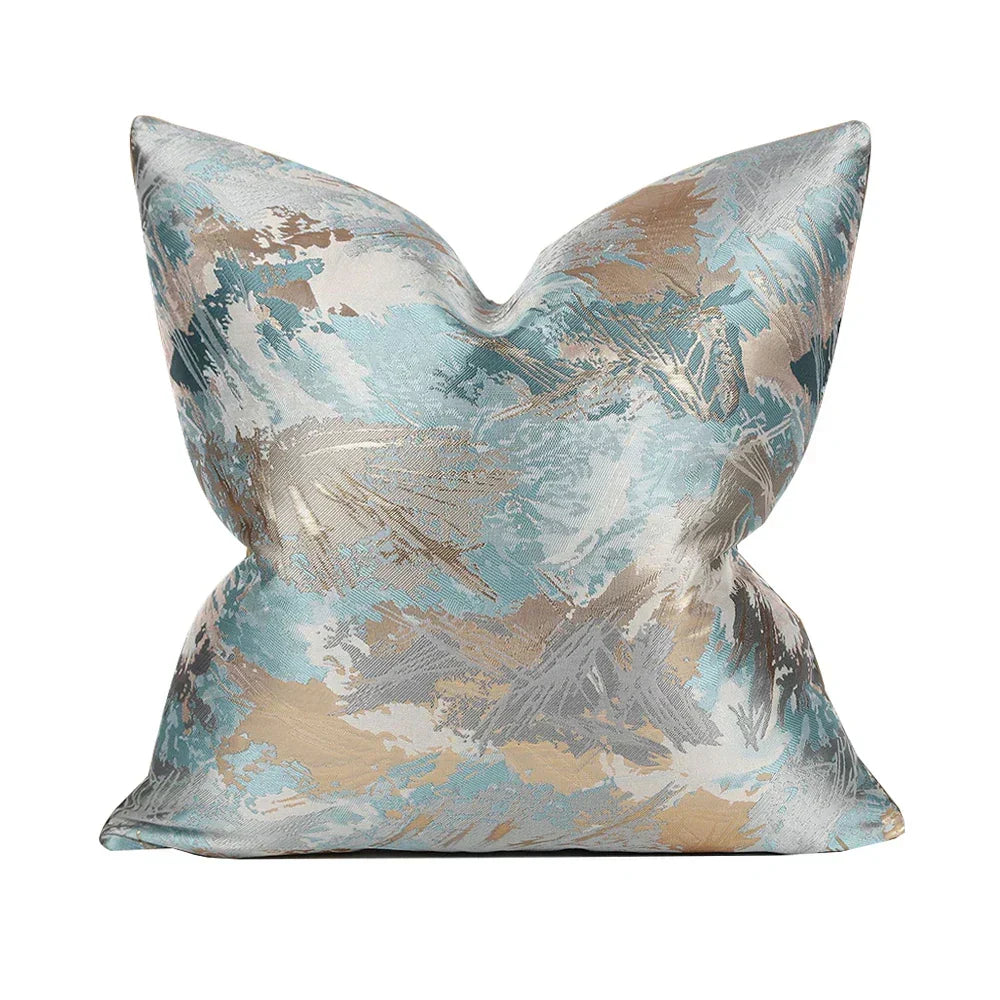 LuminaRest - Housse de Coussin Motif Abstrait