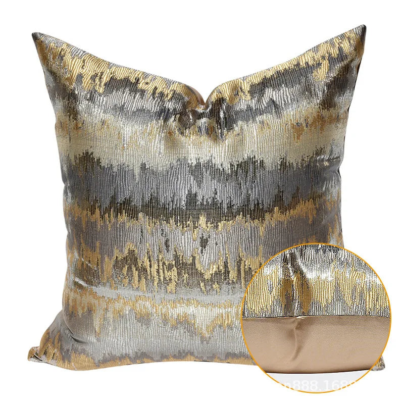 LuminaRest - Housse de Coussin Motif Abstrait