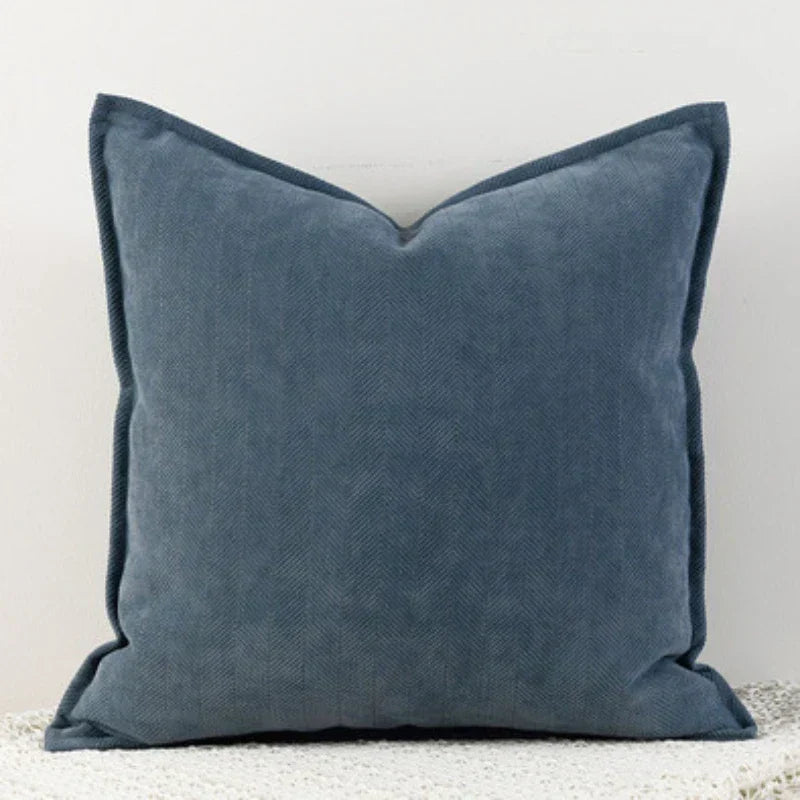 Luxe Chenille - Housse de Coussin en Chenille Unie