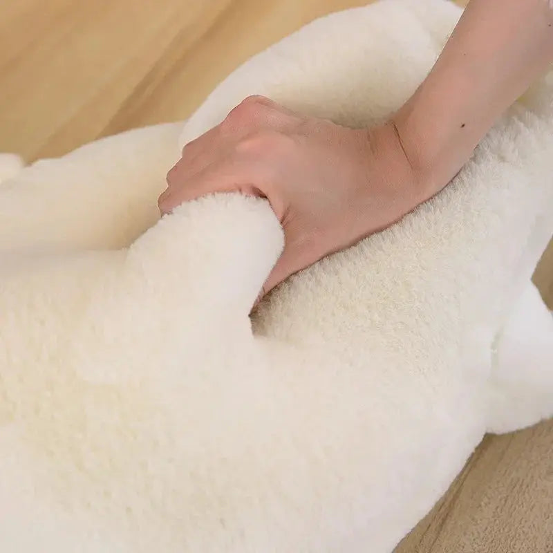 Coussin peluche oie rigolote, 50 à 130 cm