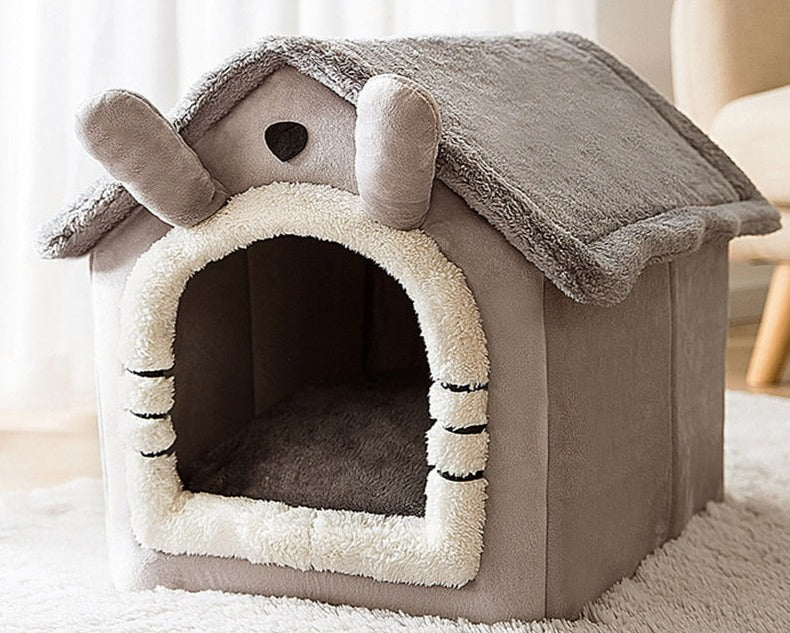 FluffyHaven - Maisonnette Douillette pour Animaux