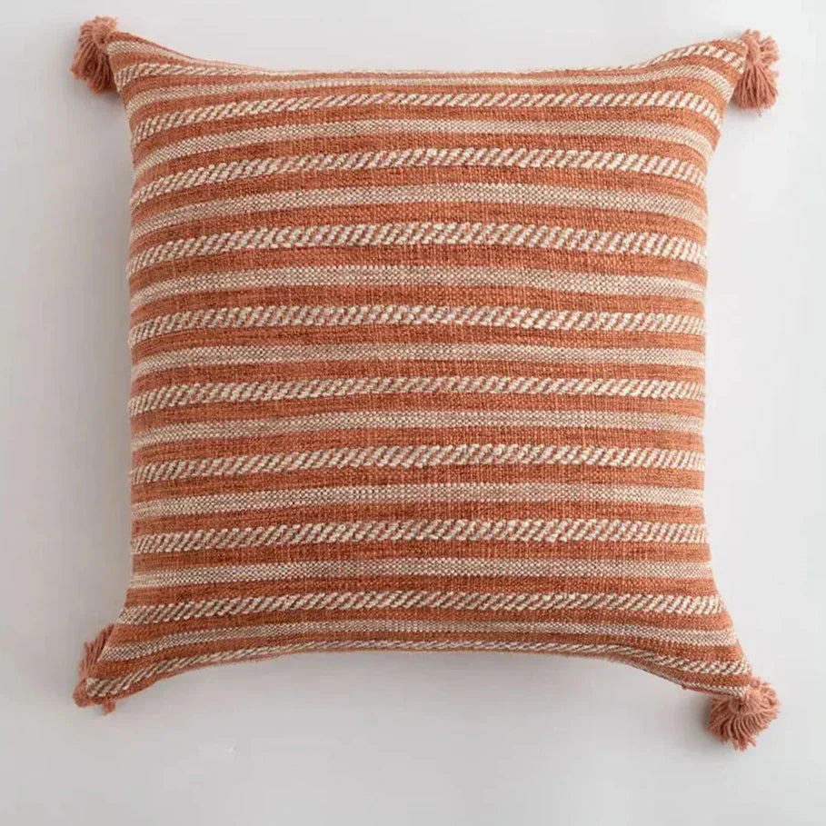 Elegance Loft - Housse de Coussin à Franges
