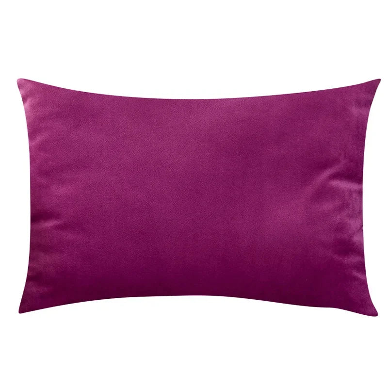Orion Noir - Housse de Coussin en Velours Luxe