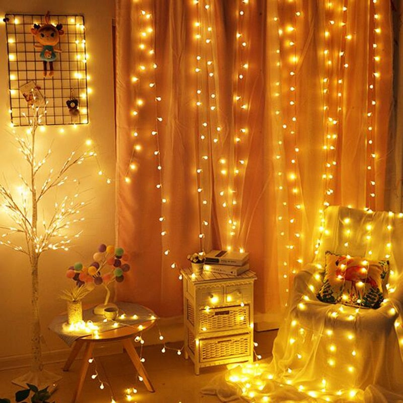 Xmass Glow - Guirlande LED Blanc Chaud, 3 Mètres