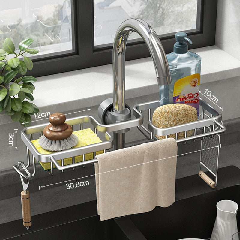 SinkMaster - Organiseur d'Évier en Inox