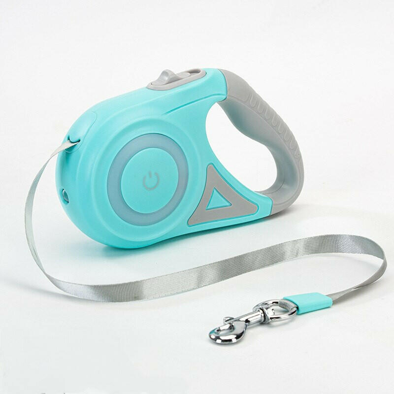 LED Dog Leash - Light-Up Retractable Lead