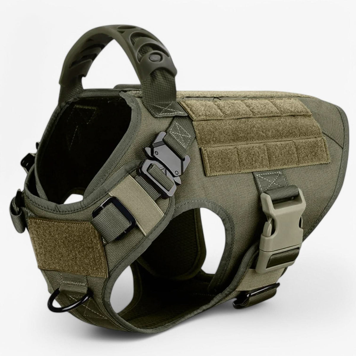 Nylon Vest Dog Harness with Handle and Reflectors